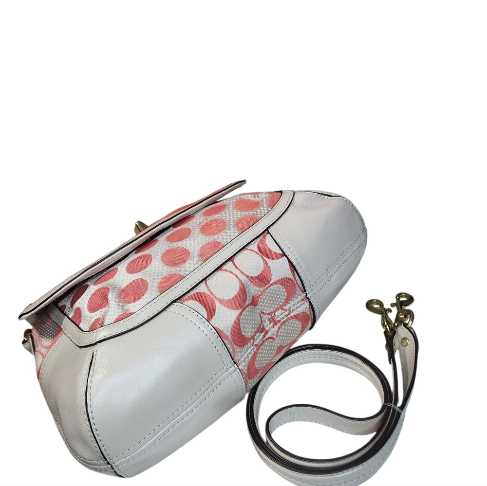 Rare Coach Poppy Signature C-Dot 2-Way Limited Edition Bag - Picture 15 of 16